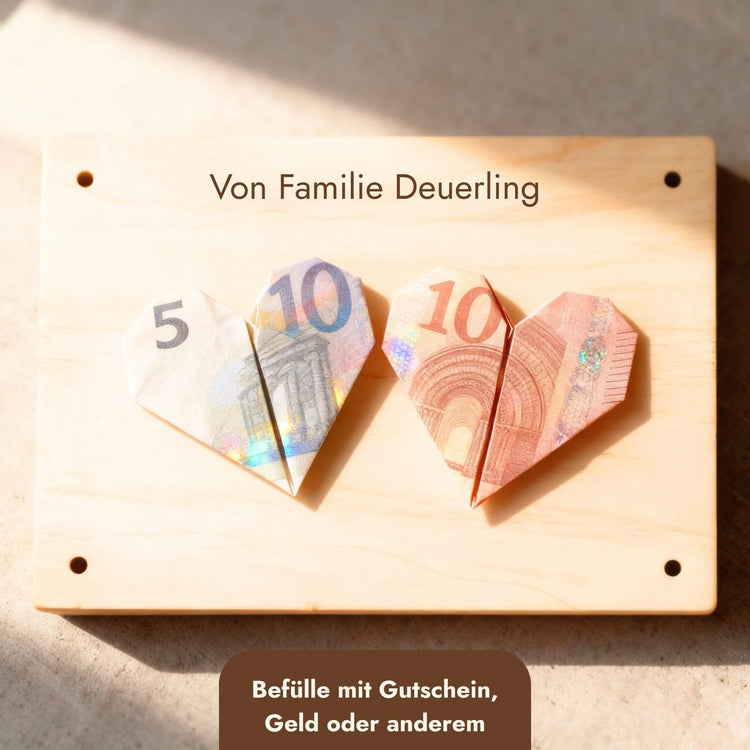 Geldgeschenk Hochzeit Personalisiert