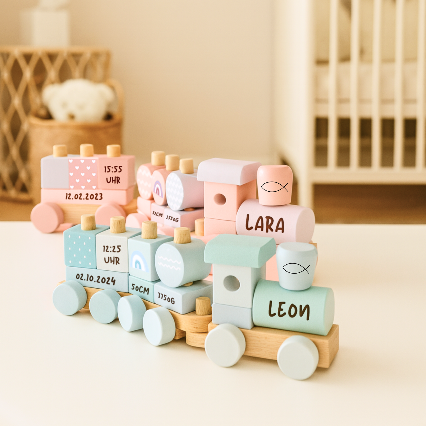 Kinder Holzzug