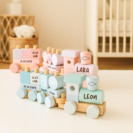 Kinder Holzzug