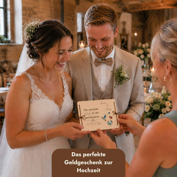 Geldgeschenk Hochzeit Personalisiert