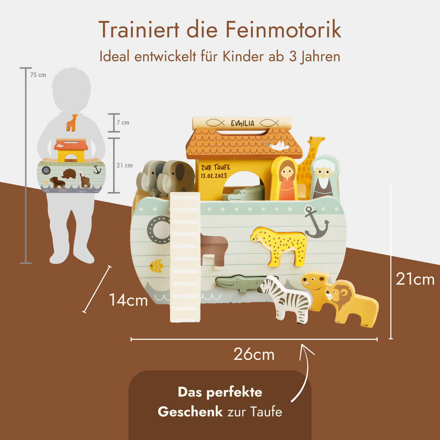Steckspiel "Arche Noah"