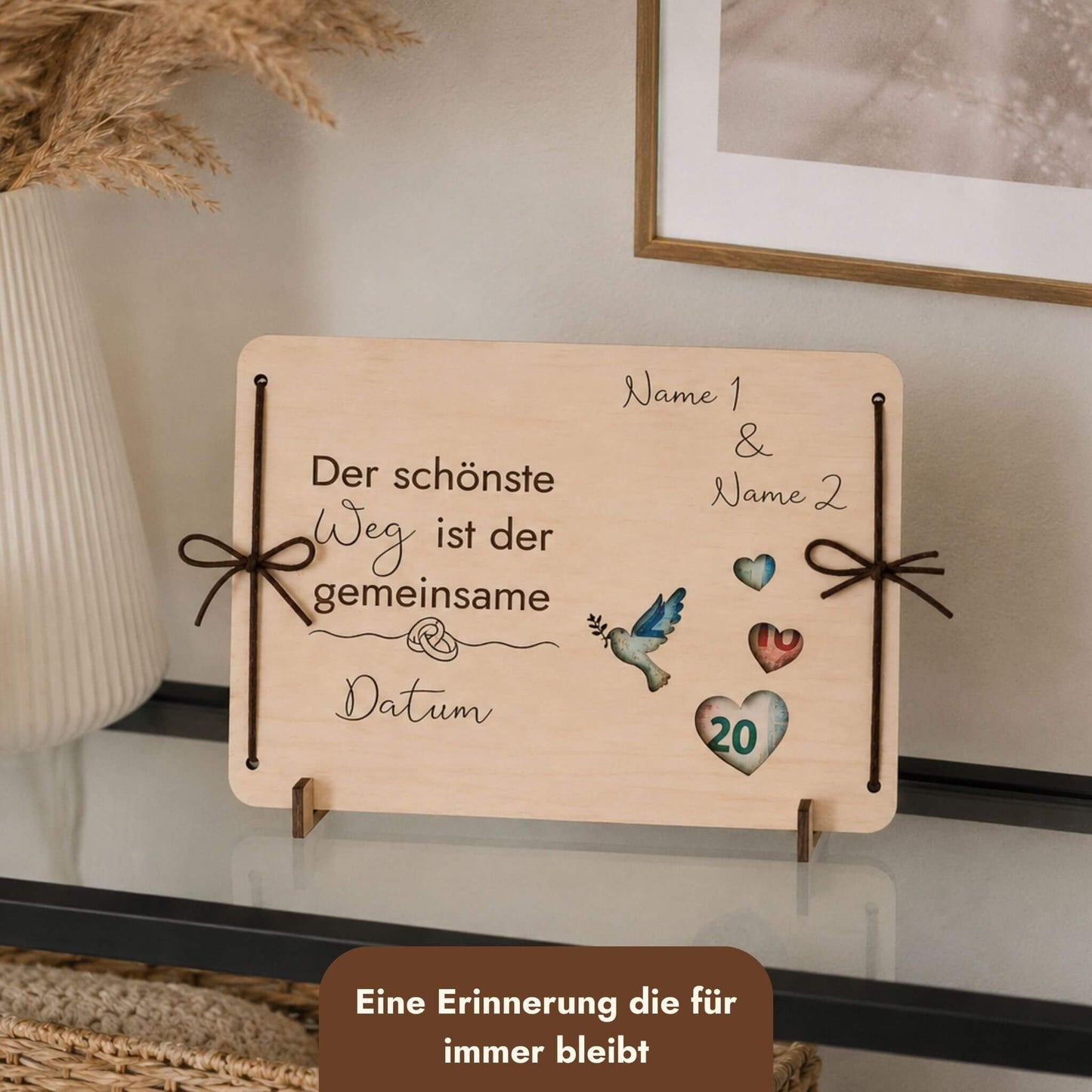 Geldgeschenk Hochzeit Personalisiert
