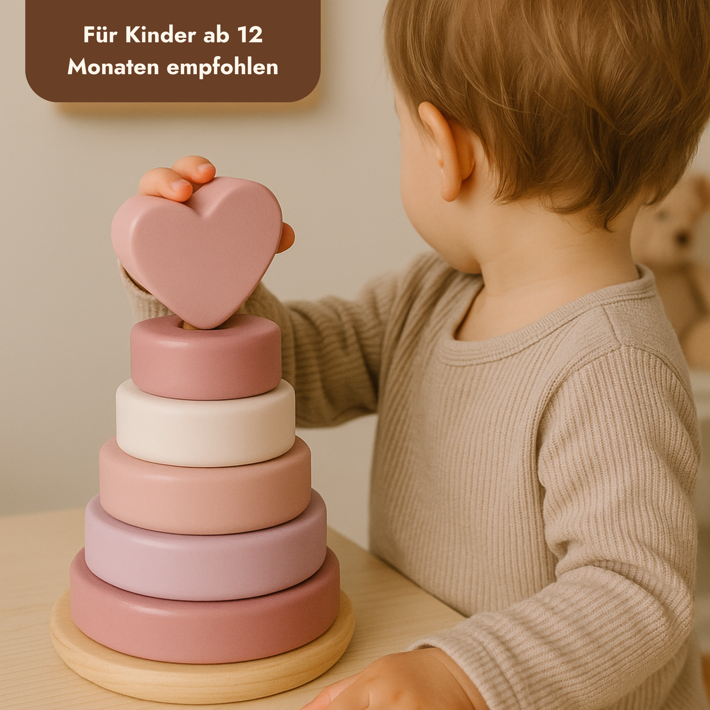 Stapelturm – Kreatives Holzspielzeug für Kinder