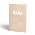 Grußkarte für Mama – Klappkarte