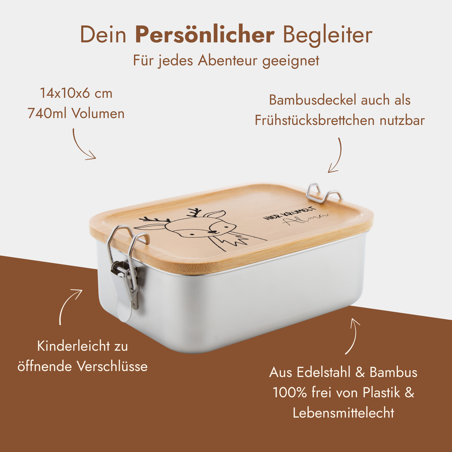 Brotdose "Tiere"