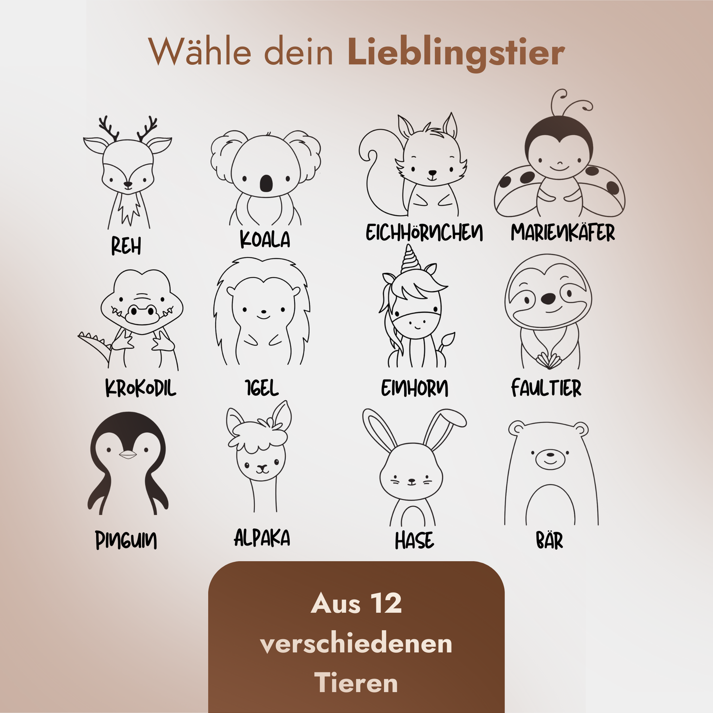 Brotdose "Tiere"