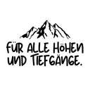 Gravurvorlage mit Bergmotiv und Schriftzug fuer personalisiertes Fahrrad Multitool 9in1 aus Edelstahl.