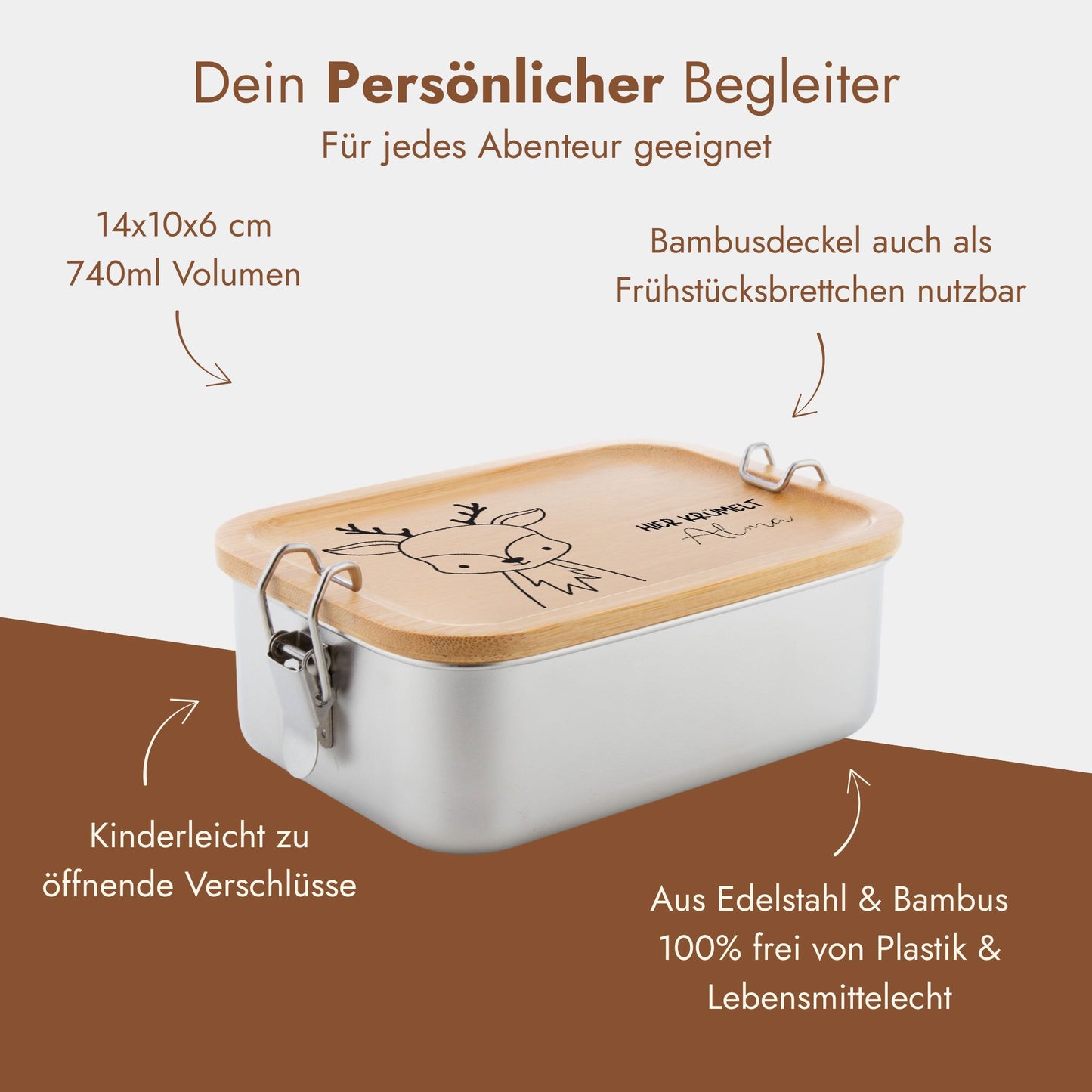 Brotdose "Tiere" Happy Box 