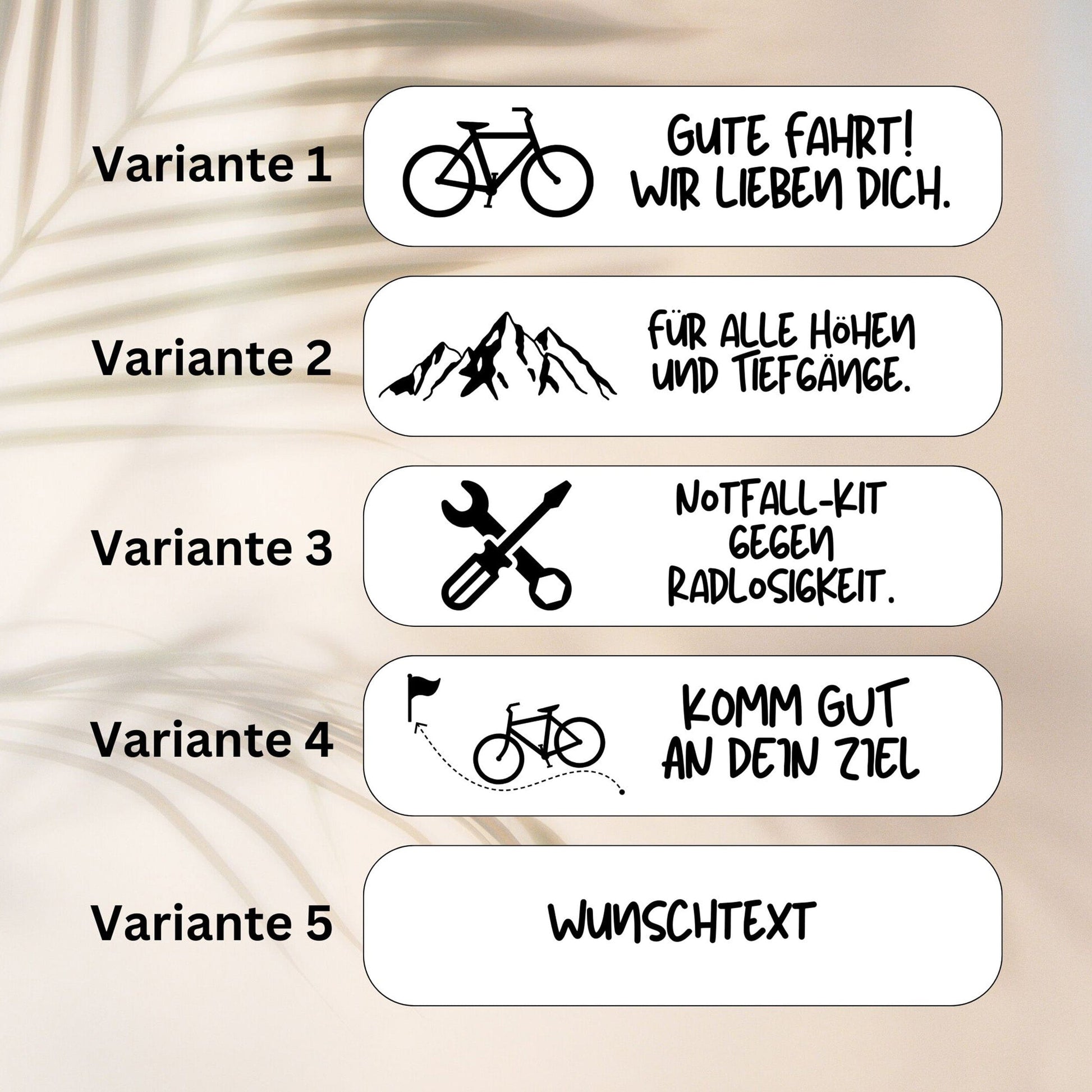 Fahrradwerkzeug Personalisiert Happy Box 