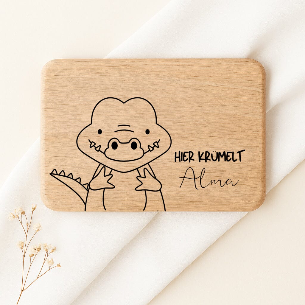 Frühstücksbrett "Kids" Happy Box Krokodil 