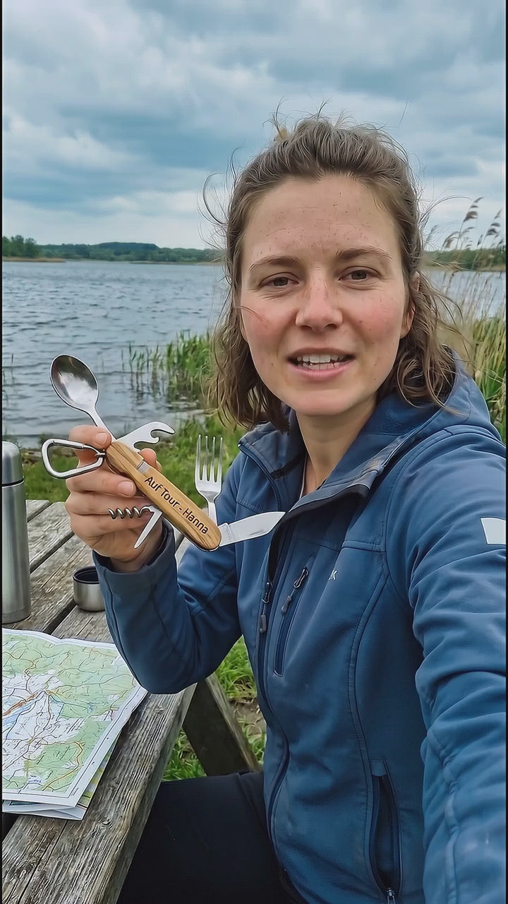 UGC-Clip Campingbesteck 6in1 – Picknick am See (Hanna)