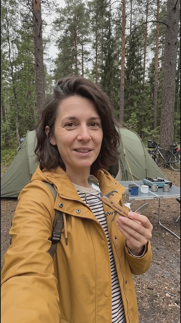 UGC-Clip Campingbesteck 6in1 – Kein Plastikbesteck mehr (Karin)