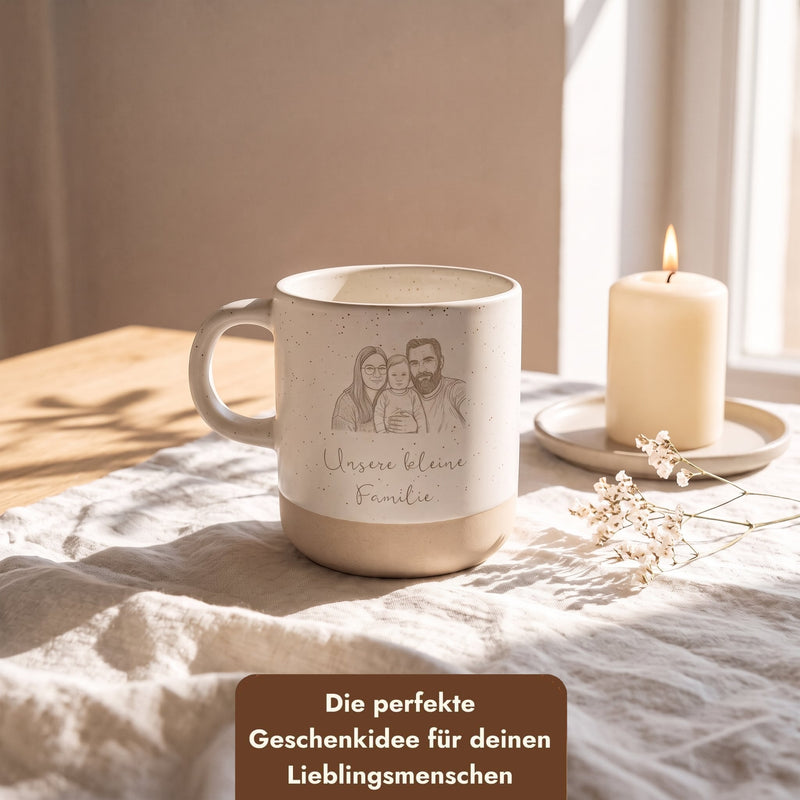 Tasse mit Gravur personalisiert: Wunschtext