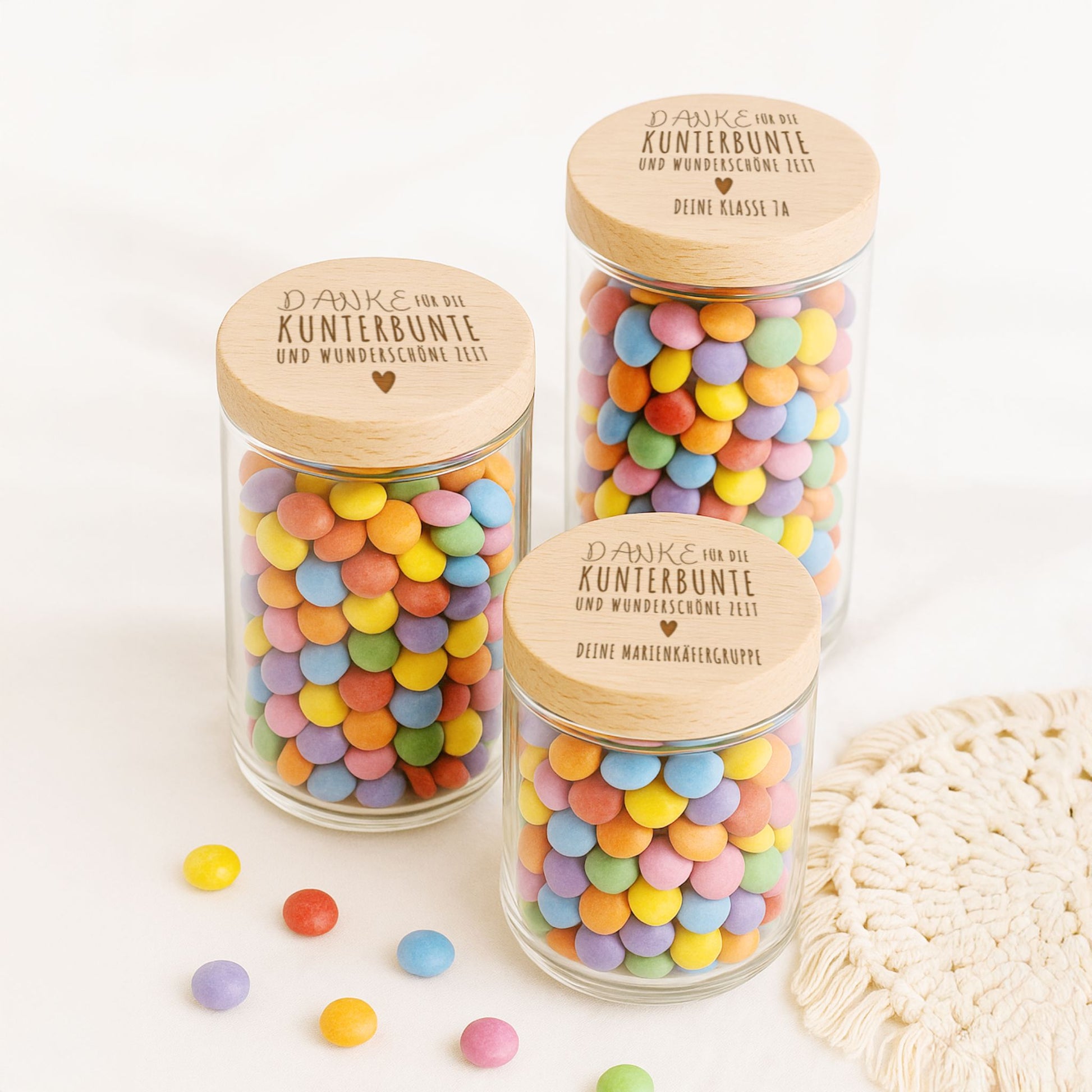 Vorratsglas "Kunterbunt" Happy Box 