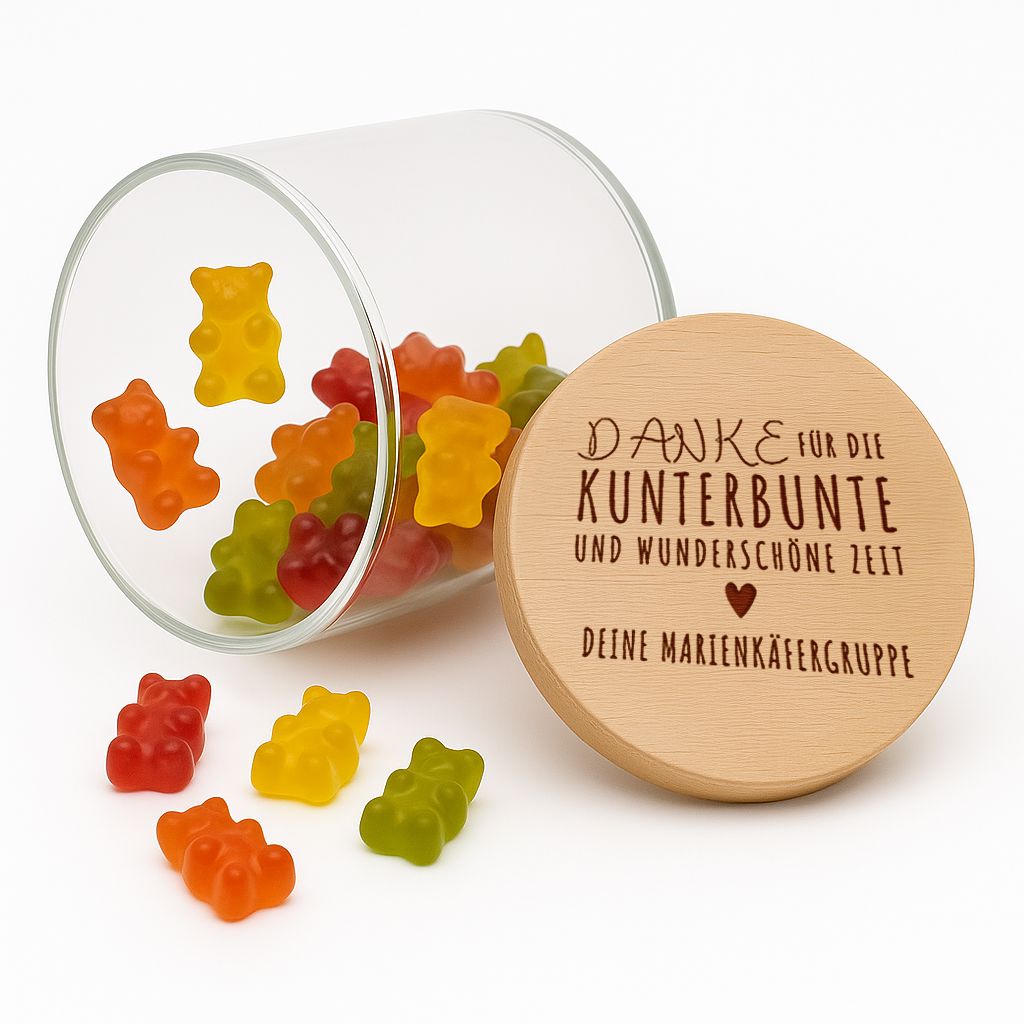 Vorratsglas "Kunterbunt" Happy Box 