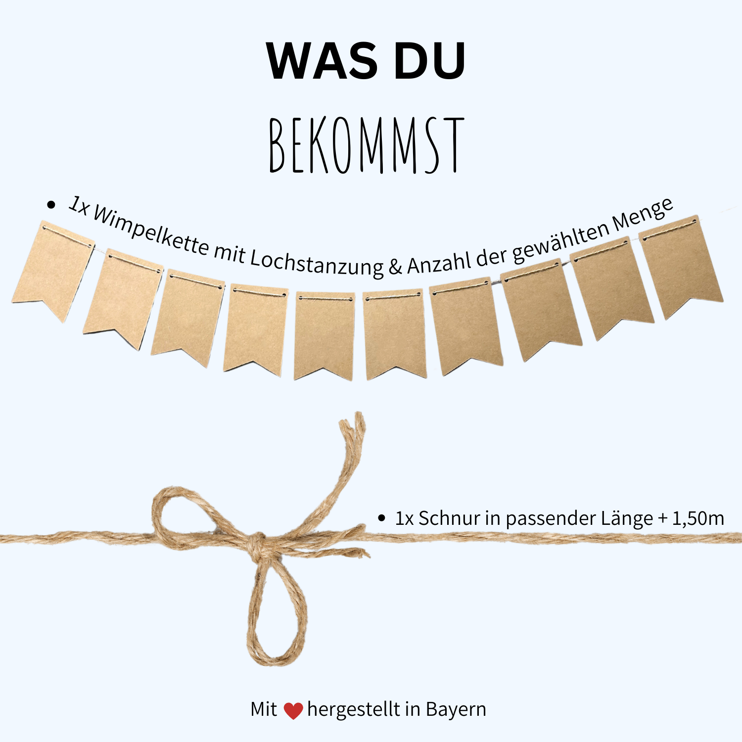 Wimpelkette personalisiert