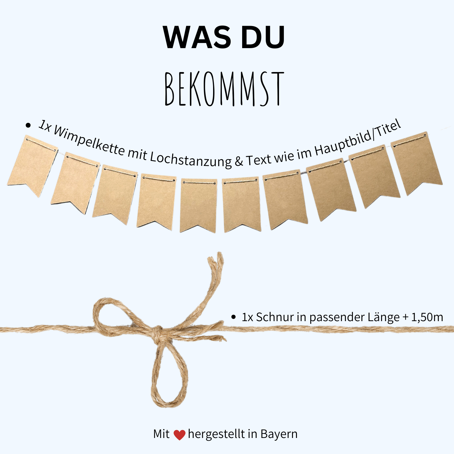 Wimpelkette – Richtfest